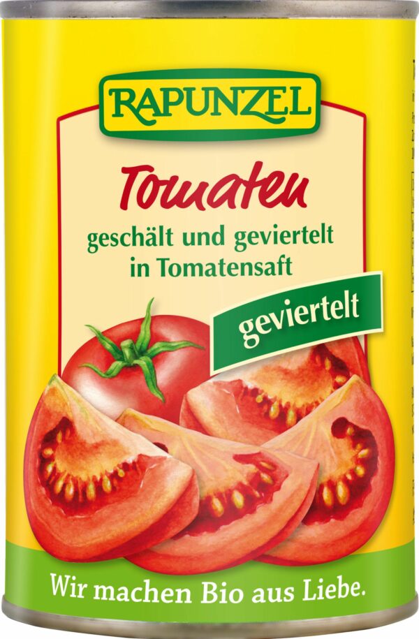 Rapunzel - Tomaten geviertelt