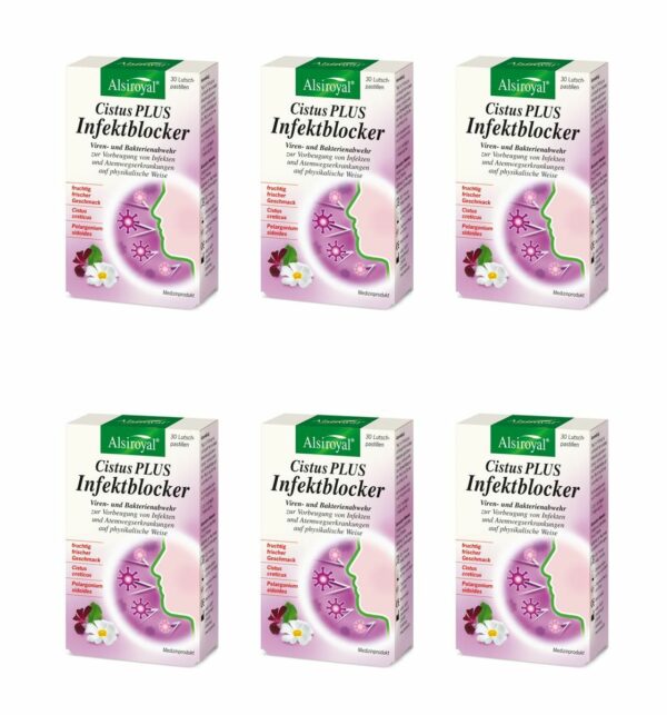 6x Alsiroyal Cistus Plus Infektblocker 6x30 Tabletten