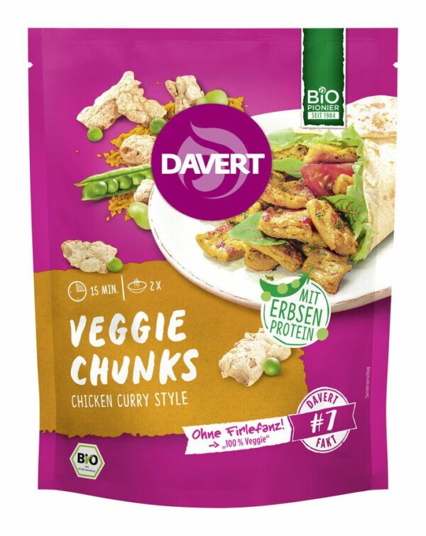 Davert Veggie Chunks Curry