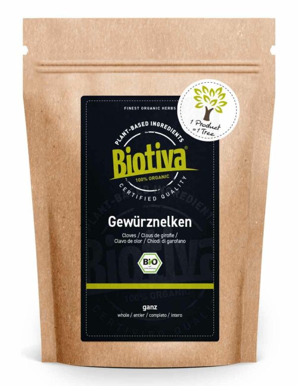 Biotiva Gewürznelken ganz Bio