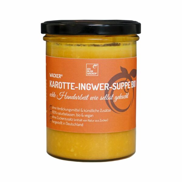 Wacker Karotte-Ingwer-Suppe Bio