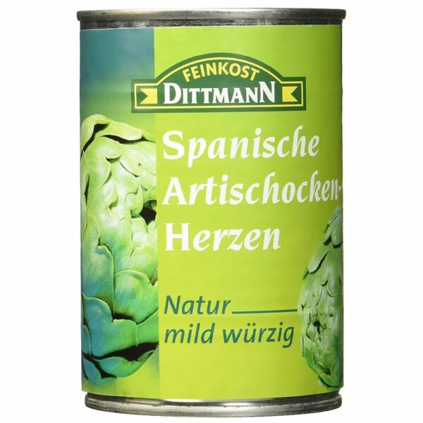 Dittmann Artischockenherzen Natur mild würzig