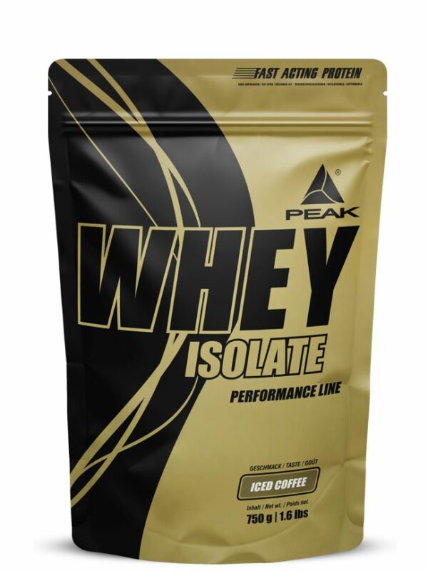 Peak Whey Protein Isolat - Geschmack Iced Coffee