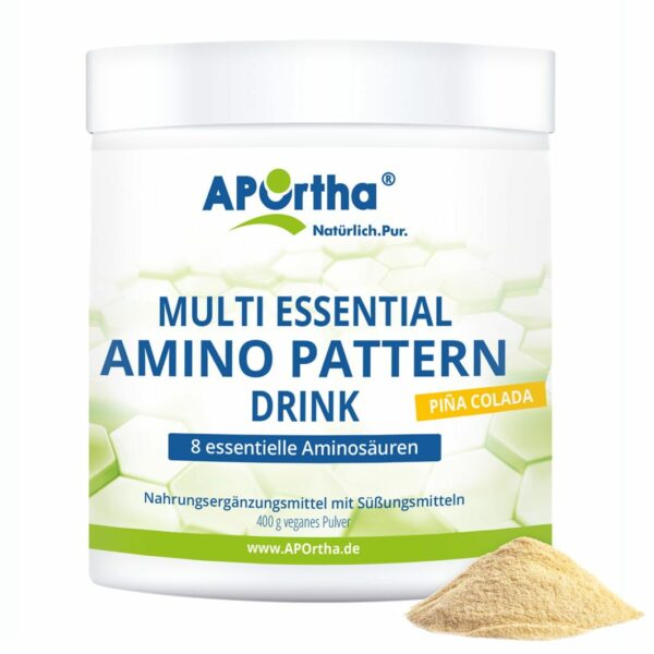 APOrtha® Amino Pattern Premium Drink - Pina Colada - Aminosäuren EAA mit Bcaa - veganes Pulver