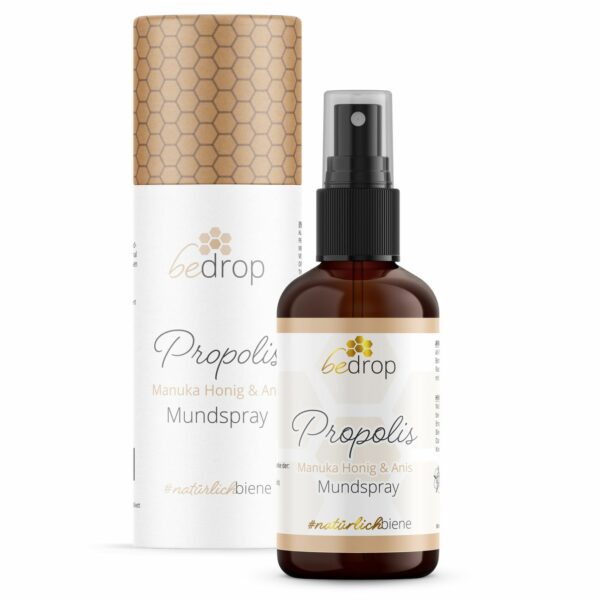 bedrop Propolis Halsspray / Mundspray mit Manuka Honig & Anis