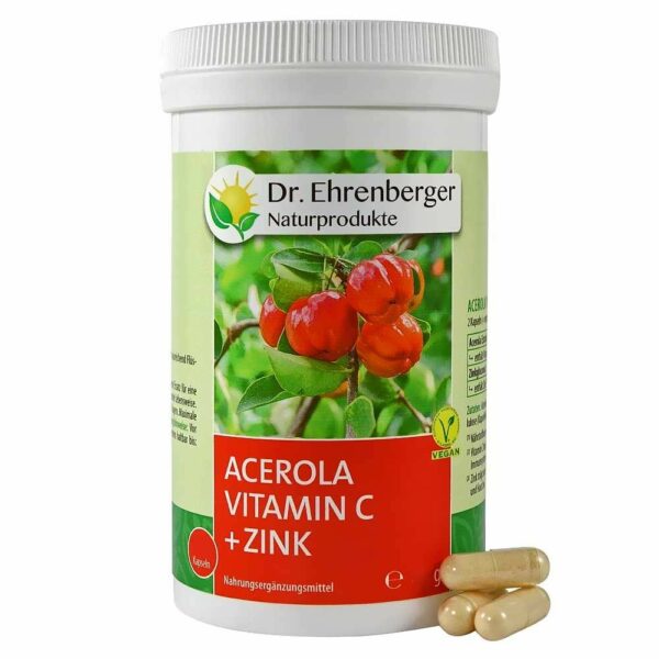 Dr. Ehrenberger Acerola Vitamin C + Zink Kapseln