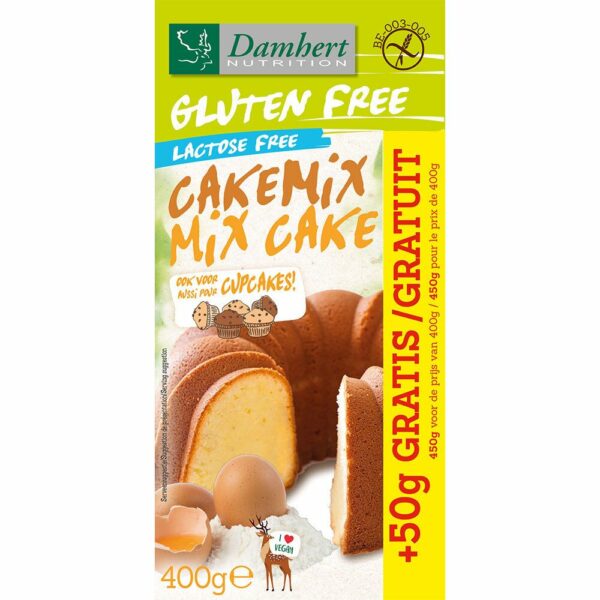 Damhert Kuchen Backmischung glutenfrei