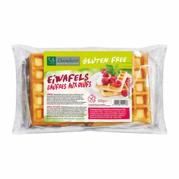 Damhert glutenfreie Eierwaffeln