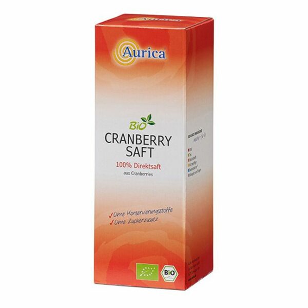 Aurica® Bio Cranberry Saft