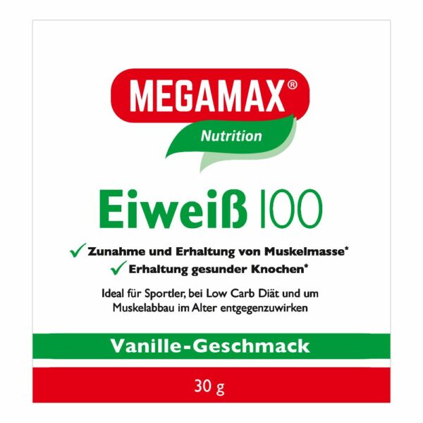 Megamax® Basic & Active Eiweiß 100 Vanille-Geschmack