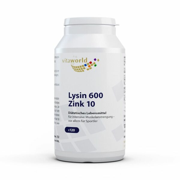 VitaWorld Lysin 600 mg + Zink 10 mg