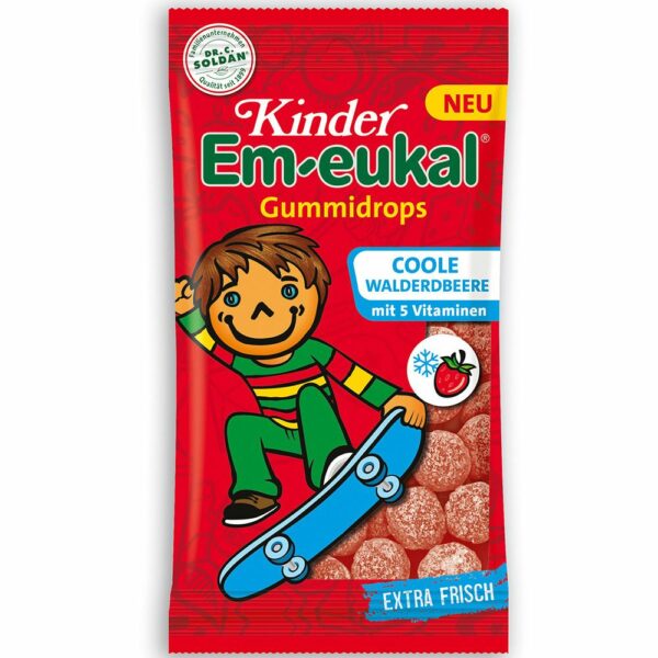 Kinder Em-eukal® Coole Walderdbeere Gummidrops