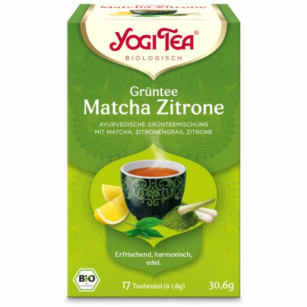 Yogi Tea® Grüntee Matcha Zitrone