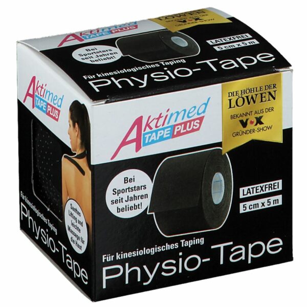 Aktimed® Tape Plus 5 cm x 5m schwarz