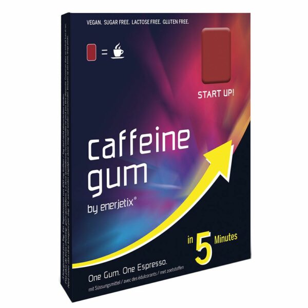 Enerjetix Coffein Gum red Energery Kaugummi