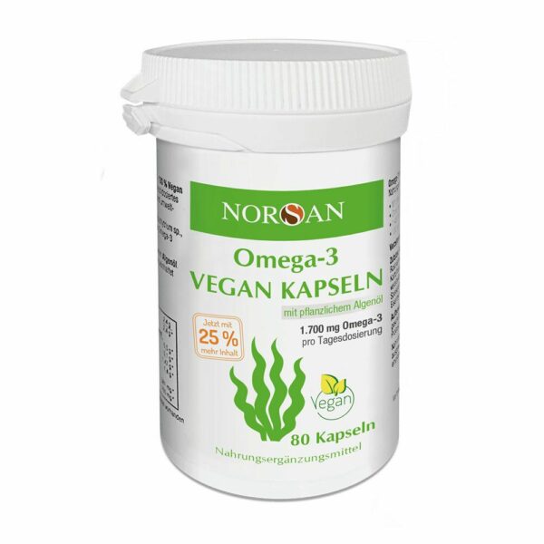 Norsan Omega-3 Vegan Algenöl Kapseln