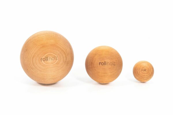 rollholz Faszienball Set Erle