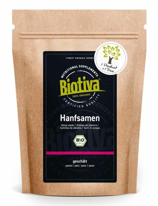 Biotiva Hanfsamen geschält Bio