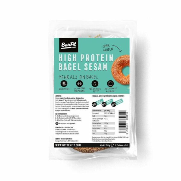 High Protein Bagel Sesam