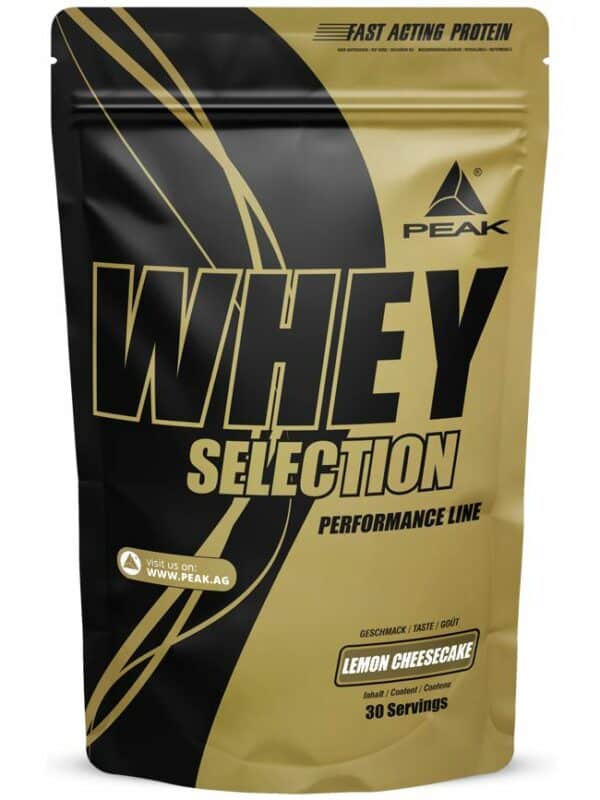 Peak Whey Selection - Geschmack Lemon Cheesecake