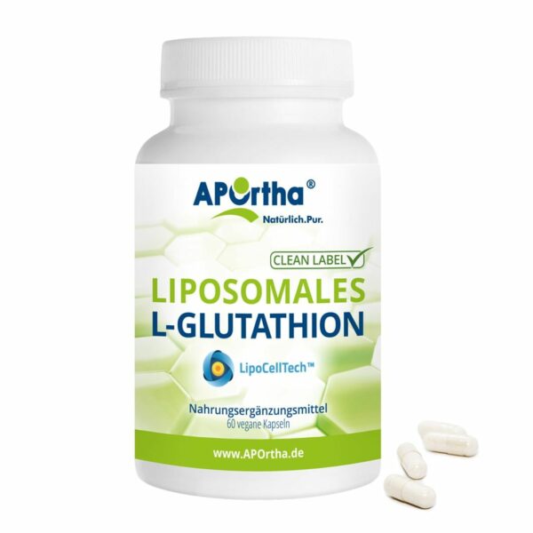 APOrtha® Liposomales reduziertes L-Glutathion - vegane Glutathion-Kapseln