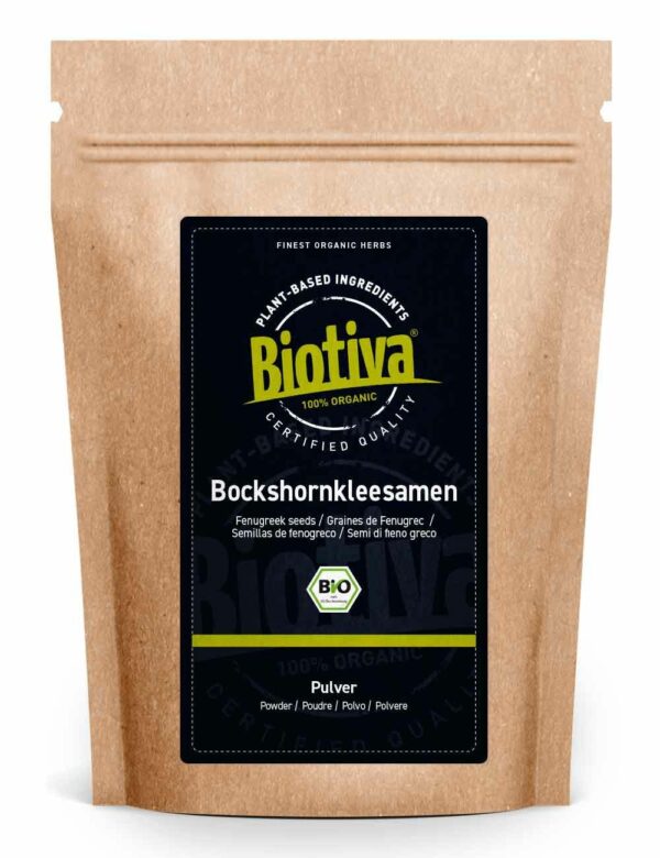 Biotiva Bockshornkleesamen gemahlen Bio