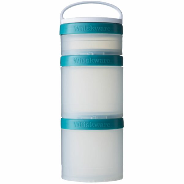 Whiskware® Snack Container 3Pak - mit abnehmbarem Griff und spülmaschinengeeignet - Teal