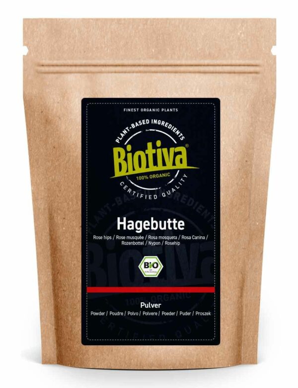 Biotiva Hagebutten Pulver Bio