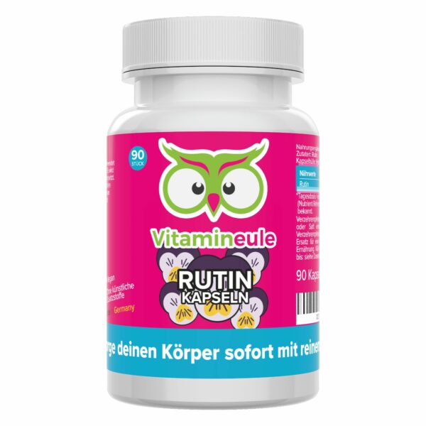 Rutin Kapseln - hochdosiert - Qualität aus Deutschland - ohne Zusätze - Vitamineule®